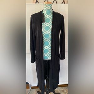 Size XS Donna Karan 100% Linen Duster Cardigan